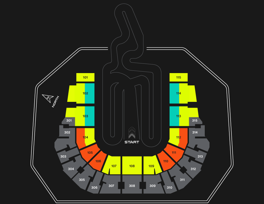 Etihad Arena Abu Dhabi Seating Map