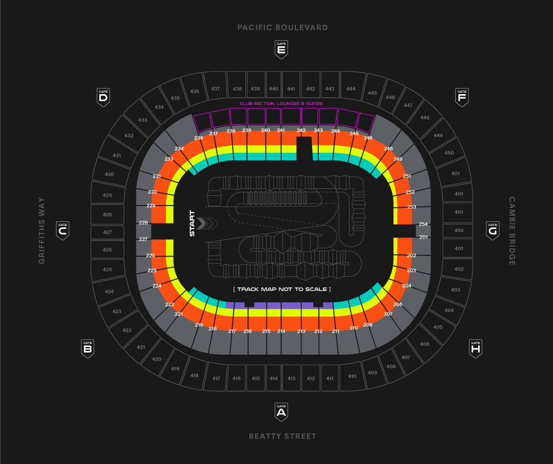 WSX Canadian GP | BC Place Seating Map