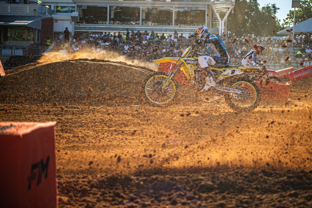 Ken Roczen riding in the WSX Australian GP